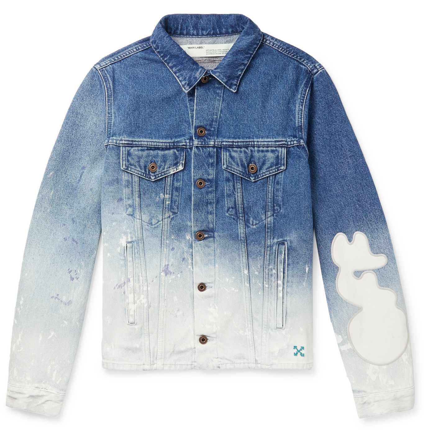 denim off white jacket