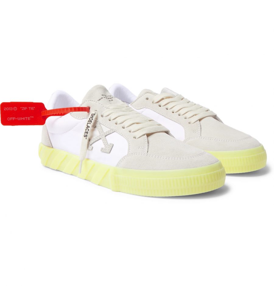 off white sneakers canvas
