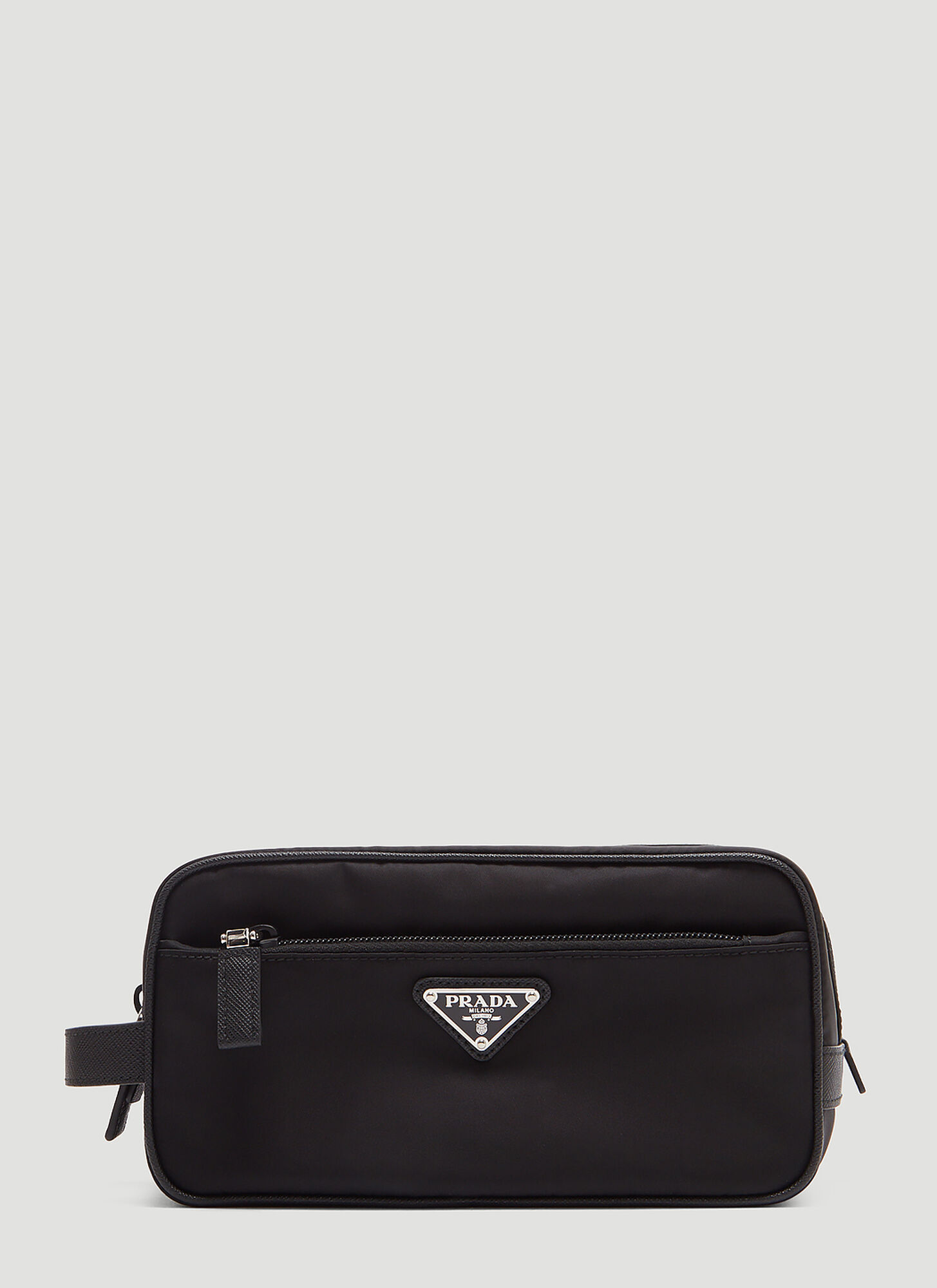 Prada Nylon Wash Bag in Black size One Size | The Fashionisto
