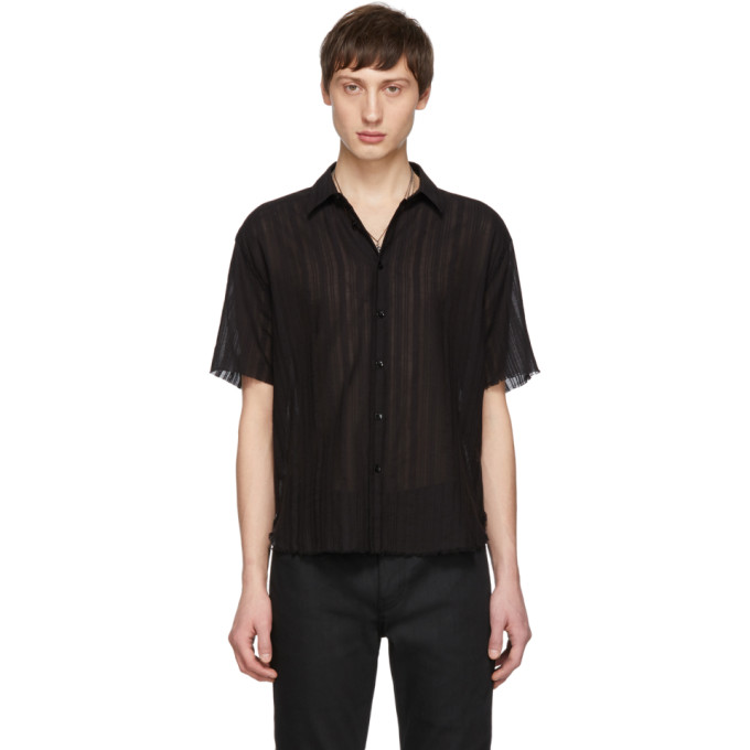 saint laurent black shirt