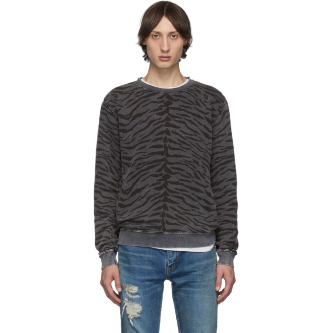 yves saint laurent grey sweatshirt