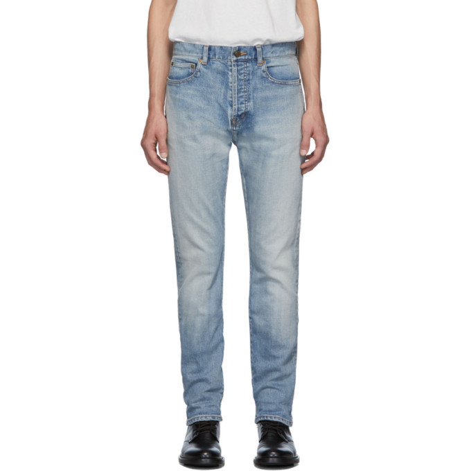 saint laurent blue jeans