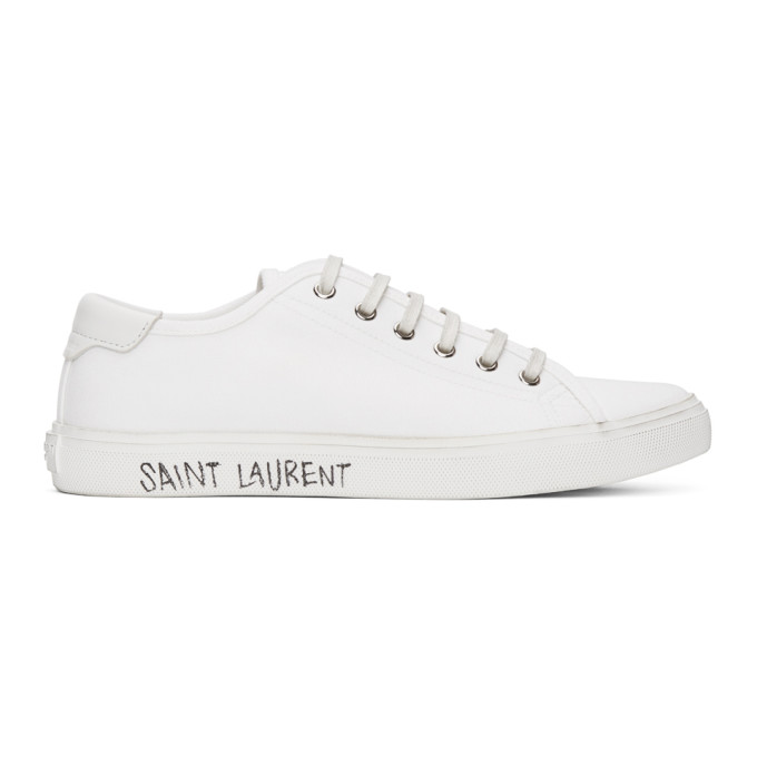 saint laurent white sneakers