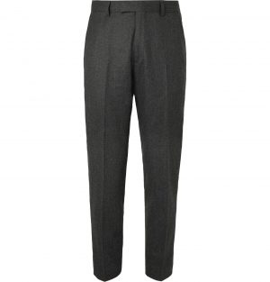 Sandro - Grey Tapered Wool-Flannel Trousers - Men - Gray Sandro - Grey Tapered Wool-Flannel Trousers - Men - Gray