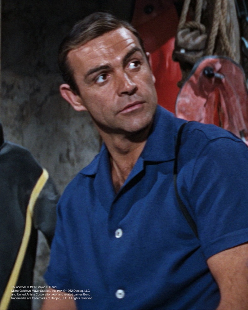 Sean Connery as James Bond in Thunderball | Photo courtesy of Orlebar Brown
