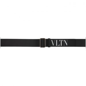 Valentino Black Valentino Garavani VLTN Belt Valentino Black Valentino Garavani VLTN Belt