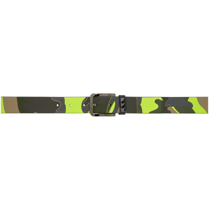 valentino camo belt