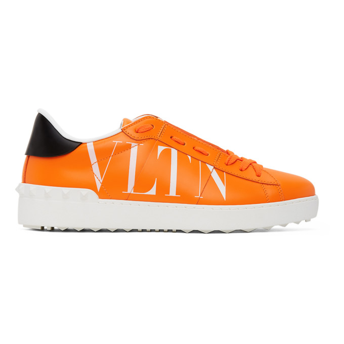 orange shoes sneaker