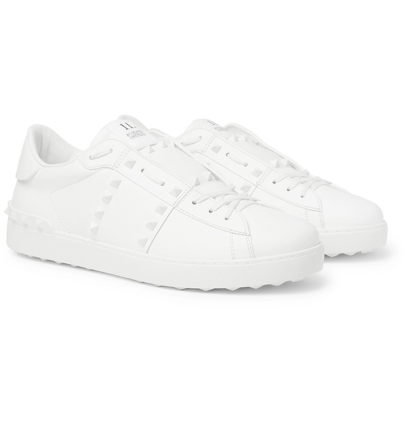 Valentino mens trainers white sales