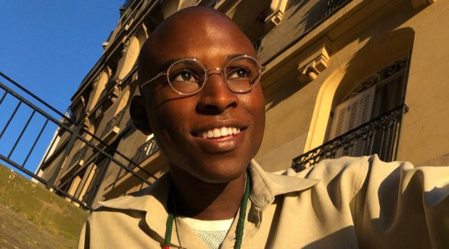 Foundry Edition: Warby Parker Highlights Metal Eyewear All smiles, Jibril Durimel wears Warby Parker's Simon glasses in brushed ink.