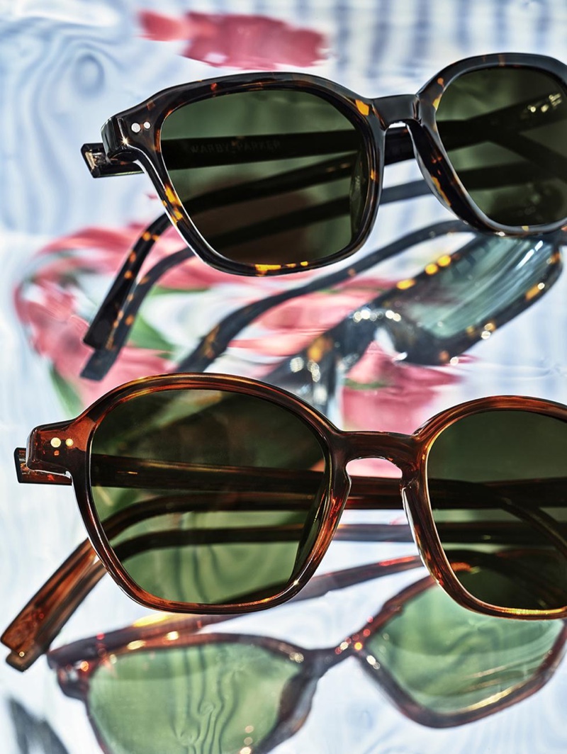 Embrace a classic motif with tortoise print sunglasses like Warby Parker's Landy and Britten styles.