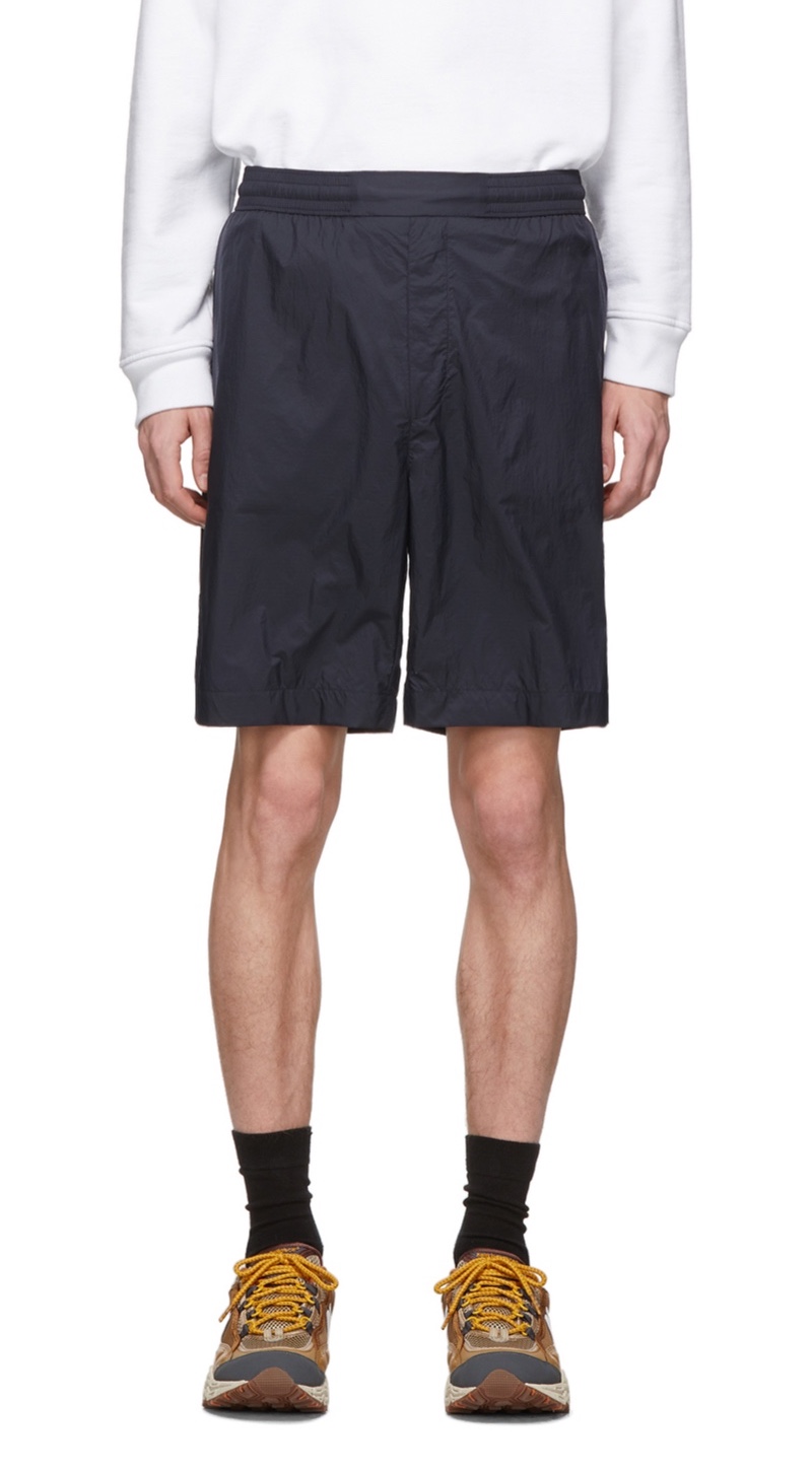 Acne Studios Navy Ripstop Shorts