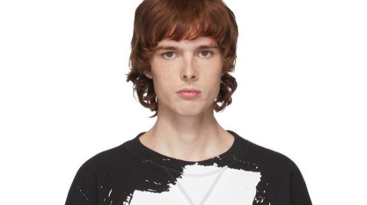 Maison Margiela Black Numbers Sweatshirt