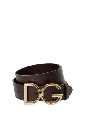 35mm Leather Belt W/ D & g Buckle 35mm Leather Belt W/ D & g Buckle