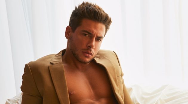 Andrea Strips Down for L'Officiel Hommes Italia Kinky Issue Andrea Strips Down for L'Officiel Hommes Italia Kinky Issue