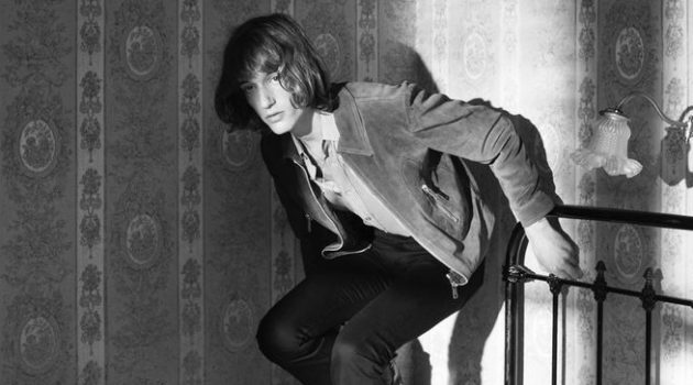 Dylan Stars in Celine Fall '20 Campaign Model Dylan Delval appears in Celine's fall-winter 2020 men's campaign.