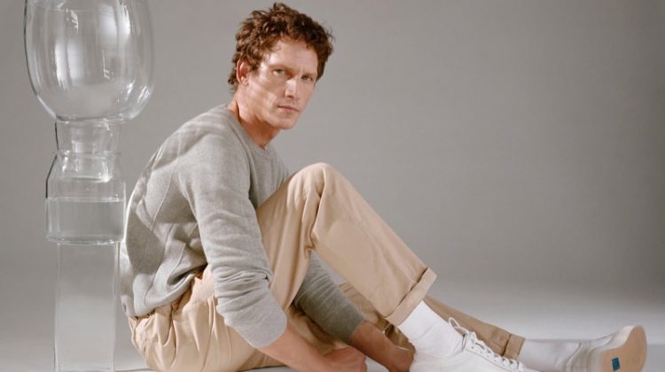 Embracing casual style, Roch Barbot stars in Closed's fall 2020 campaign.