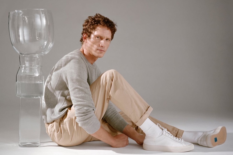 Embracing casual style, Roch Barbot stars in Closed's fall 2020 campaign.