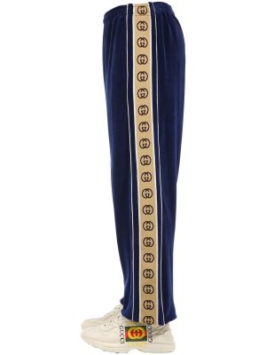 Cotton Blend Pants W/ Logo Tape Cotton Blend Pants W/ Logo Tape