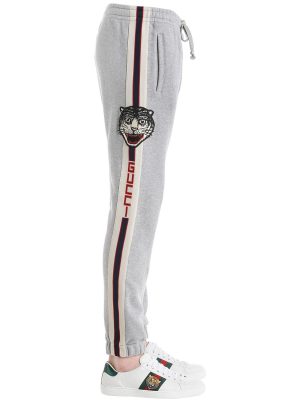 Cotton Jogging Pants W/ Side Bands Cotton Jogging Pants W/ Side Bands