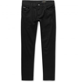 Dolce & Gabbana - Skinny-Fit Stretch-Denim Jeans - Men - Black Dolce & Gabbana - Skinny-Fit Stretch-Denim Jeans - Men - Black