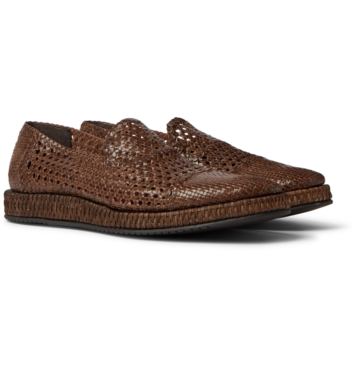 woven loafers for men