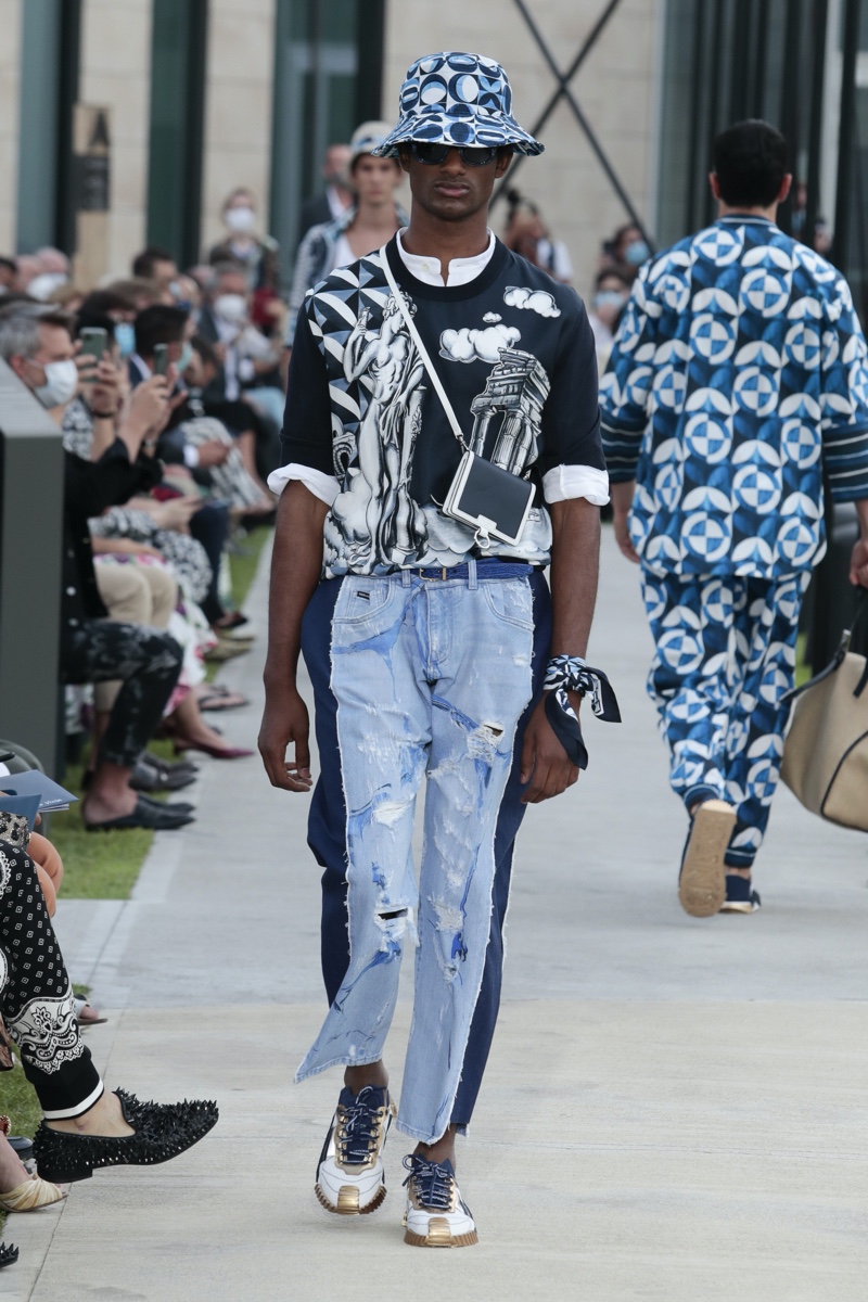 Dolce and Gabbana Spring Summer 2021 Mens Runway Collection
