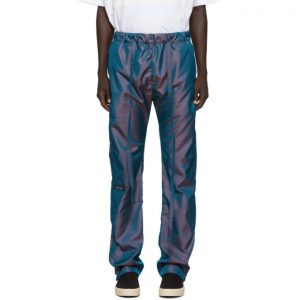 Fear of God Blue Iridescent Nylon Baggy Lounge Pants Fear of God Blue Iridescent Nylon Baggy Lounge Pants