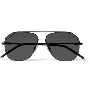 Fendi - Aviator-Style Metal Sunglasses - Men - Black Fendi - Aviator-Style Metal Sunglasses - Men - Black