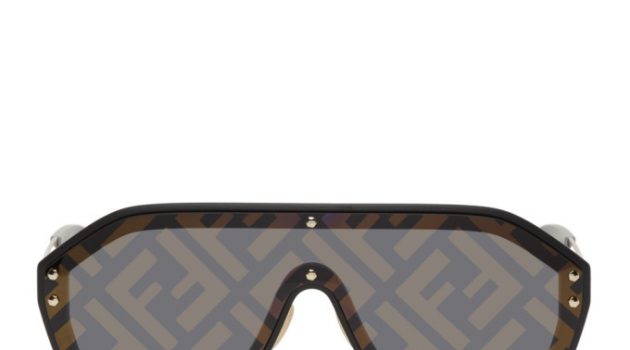 Fendi Black Forever Fendi Shield Sunglasses Fendi Black Forever Fendi Shield Sunglasses