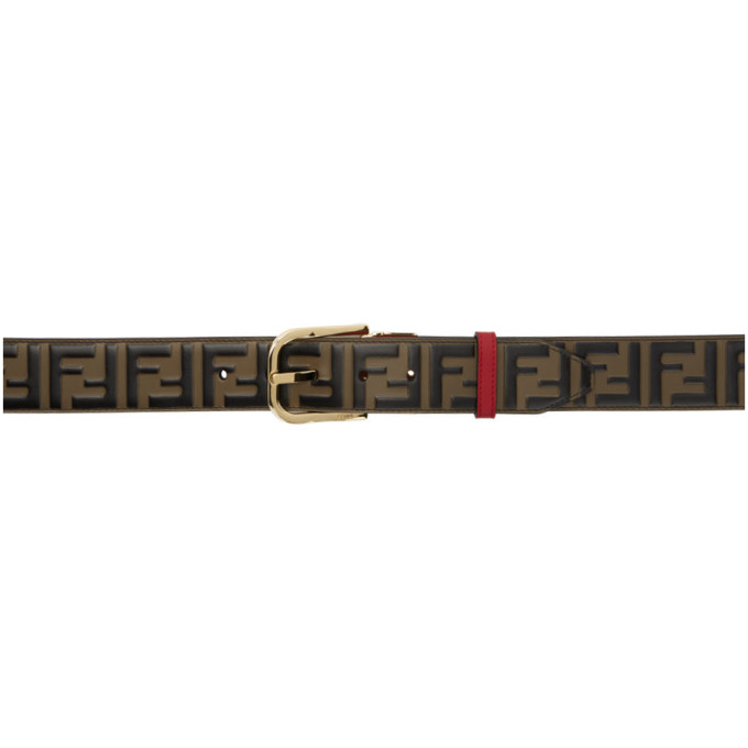 red and black fendi belt