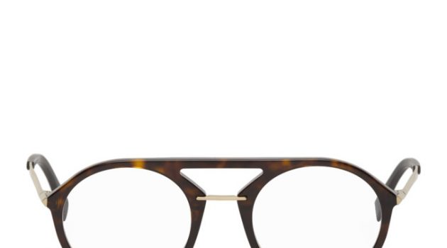 Fendi Tortoiseshell Round Aviator Glasses Fendi Tortoiseshell Round Aviator Glasses