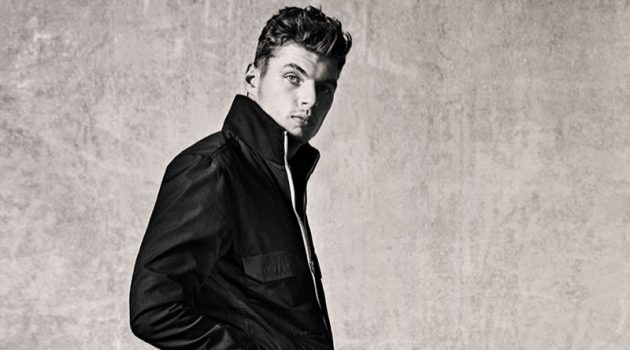 Max Raw: Max Verstappen Collaborates with G-Star Raw Sitting for a portrait, Max Verstappen wears a look from his Max Raw collection for G-Star Raw.