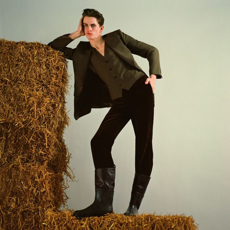 George Dons Equestrian Style for Fantastic Man