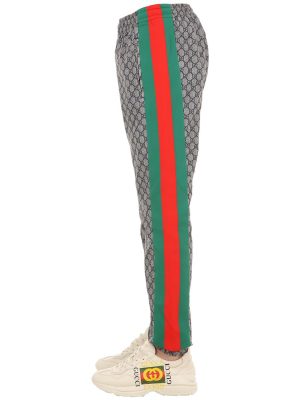 Gg Supreme Logo Tech Pants W/web Details Gg Supreme Logo Tech Pants W/web Details