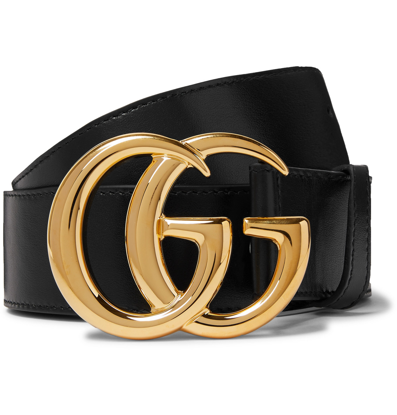gold black gucci belt