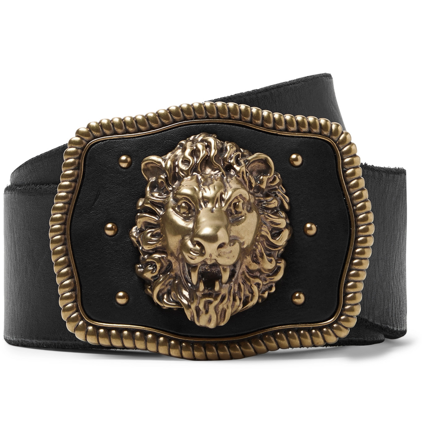 gucci belt with lion head