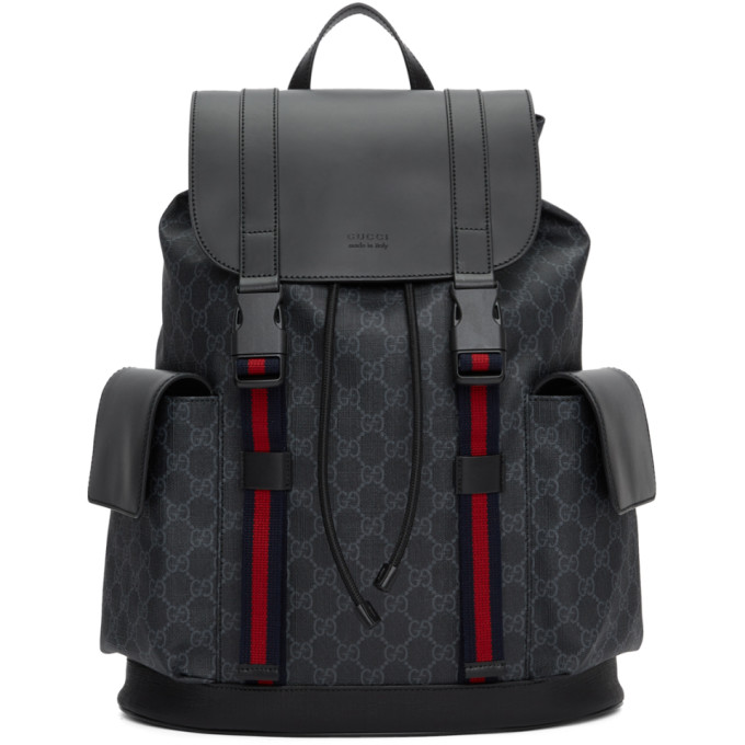 Gucci Black Soft GG Supreme Backpack | The Fashionisto