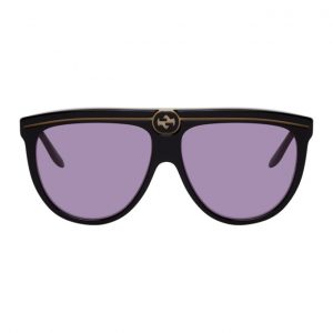 Gucci Black and Purple GG0732S Sunglasses Gucci Black and Purple GG0732S Sunglasses