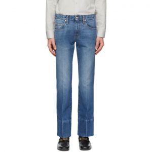 Gucci Blue Denim High-Waisted Bootcut Jeans Gucci Blue Denim High-Waisted Bootcut Jeans