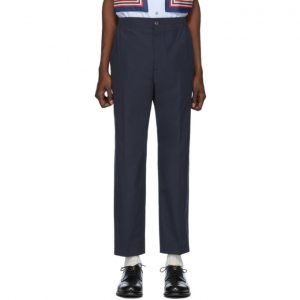 Gucci Blue Lightweight Poplin Trousers Gucci Blue Lightweight Poplin Trousers