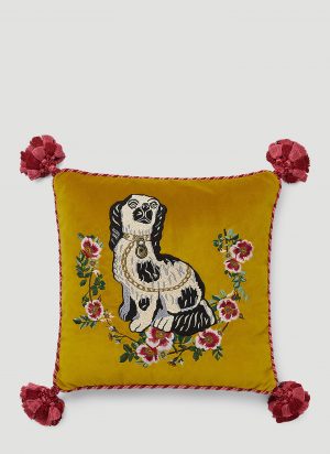 Gucci Dog Cushion in Yellow size One Size Gucci Dog Cushion in Yellow size One Size