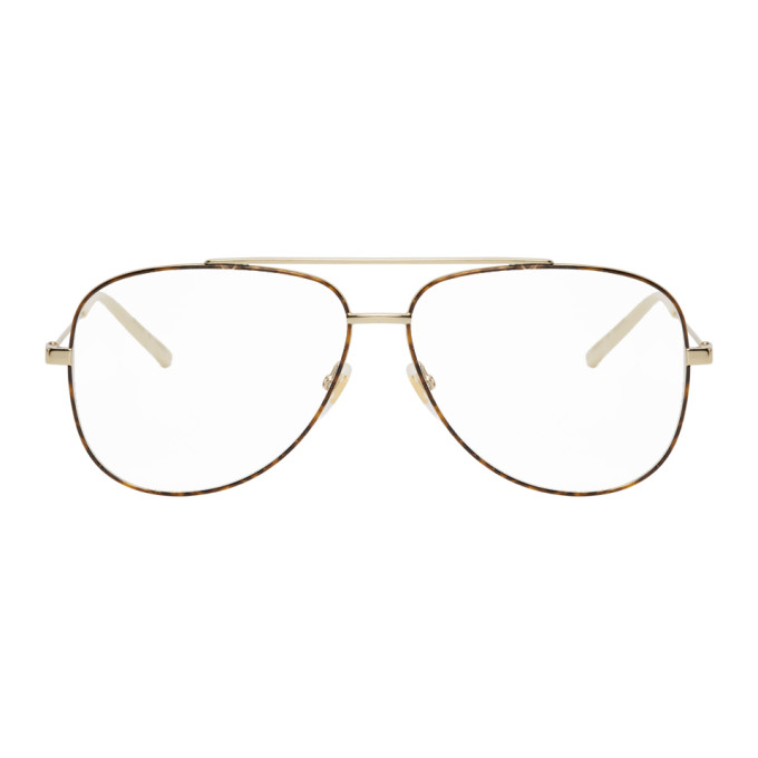 gucci gold aviator sunglasses