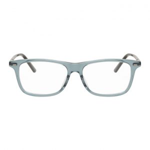 Gucci Grey Transparent Square Glasses Gucci Grey Transparent Square Glasses