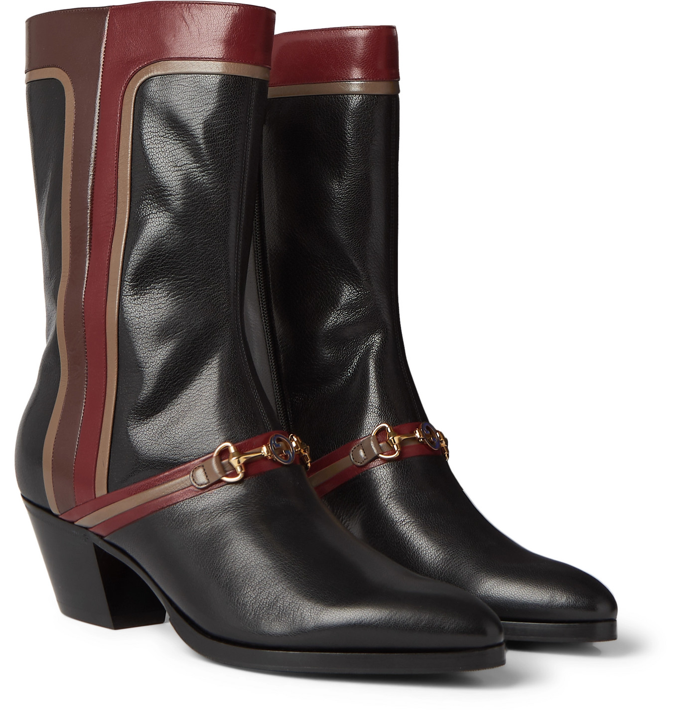 gucci mid calf boots