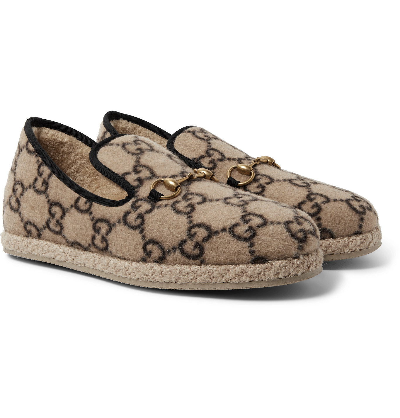 gucci wool loafers