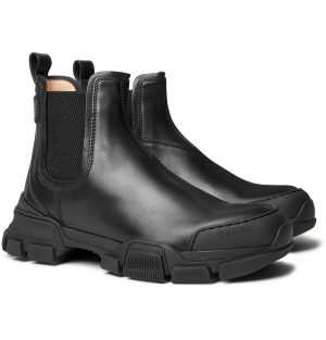 Gucci - Leon Leather Chelsea Boots - Men - Black Gucci - Leon Leather Chelsea Boots - Men - Black