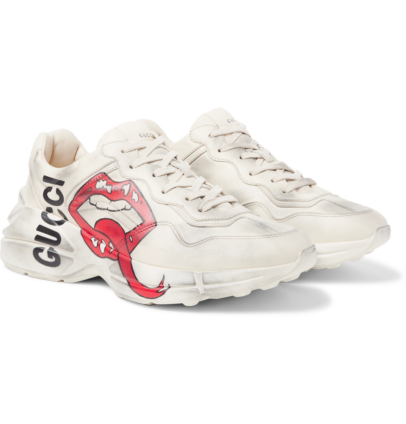 gucci distressed rhyton