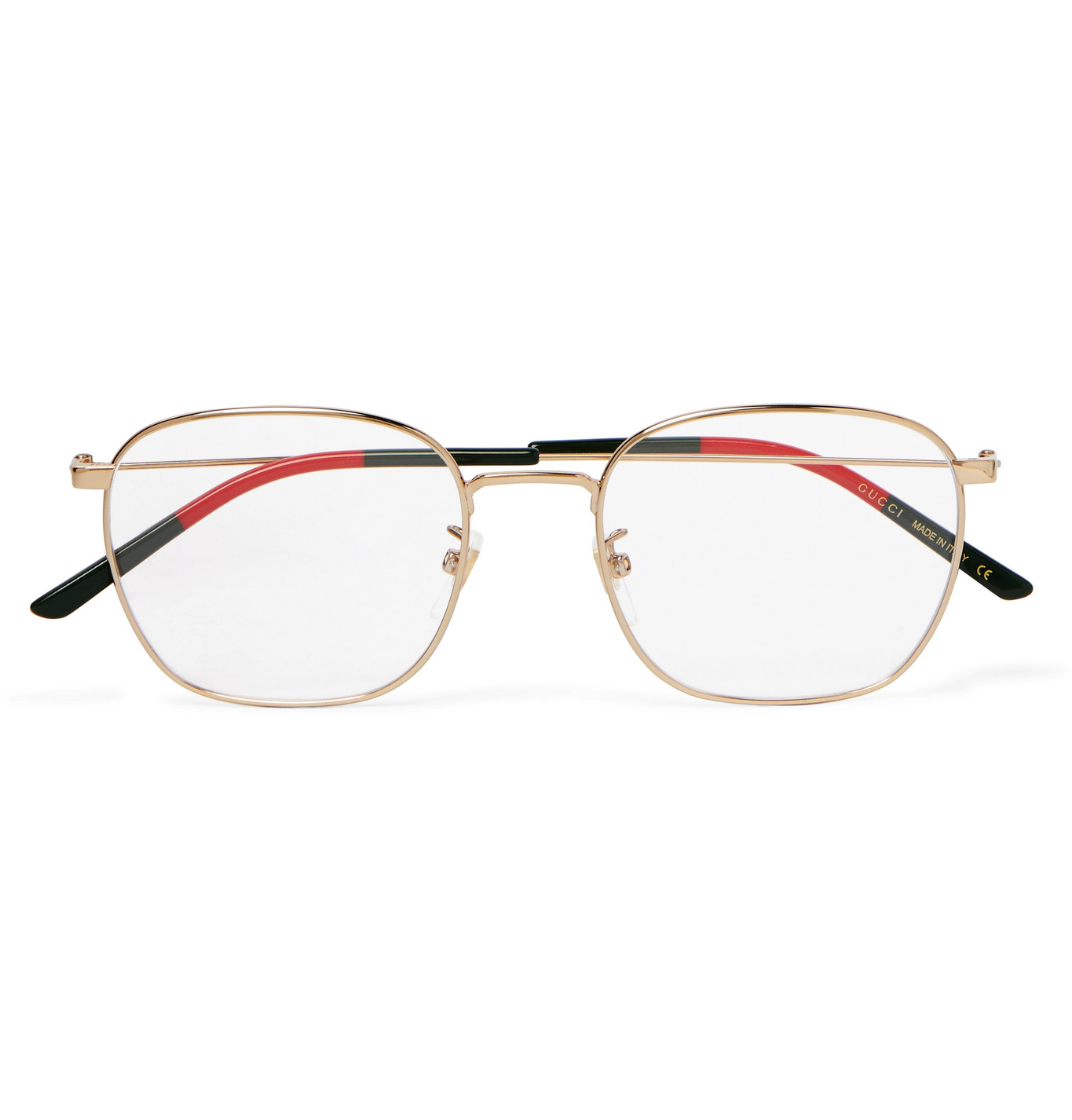 gucci square acetate optical glasses