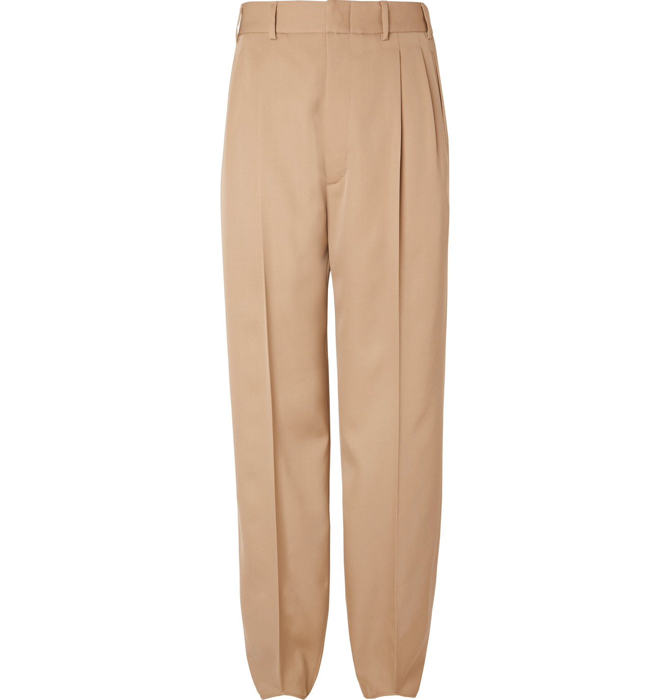 tapered twill pants
